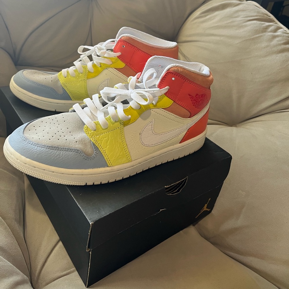 Jordan 1s - multicolored shoes. Size 9.5 in men’s.